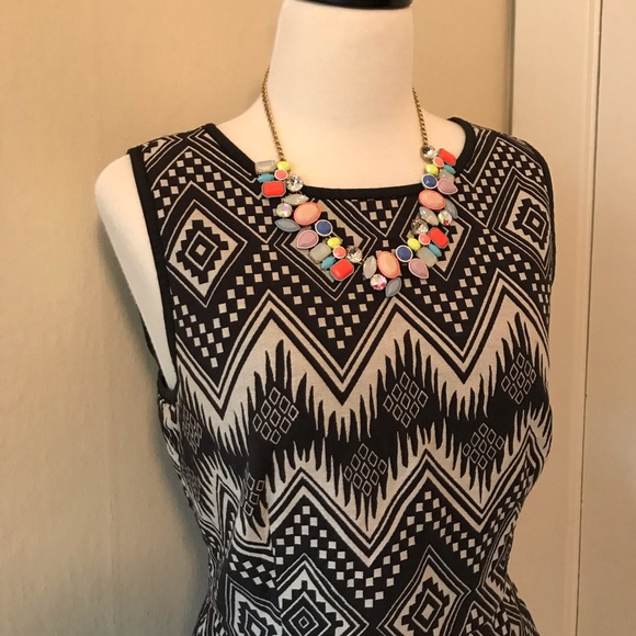 J Crew Ikat /  chevron dress - Picture 2 of 4